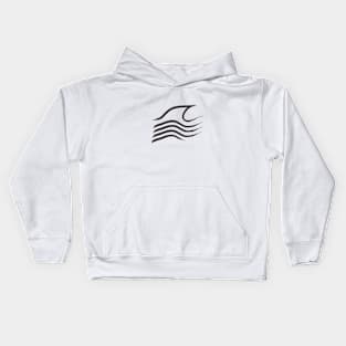 Brush single wave Kids Hoodie